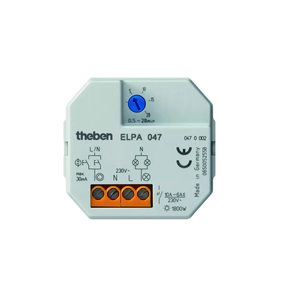 Flush-mounted staircase time switch, electronic ELPA 047 The ben 0470002 