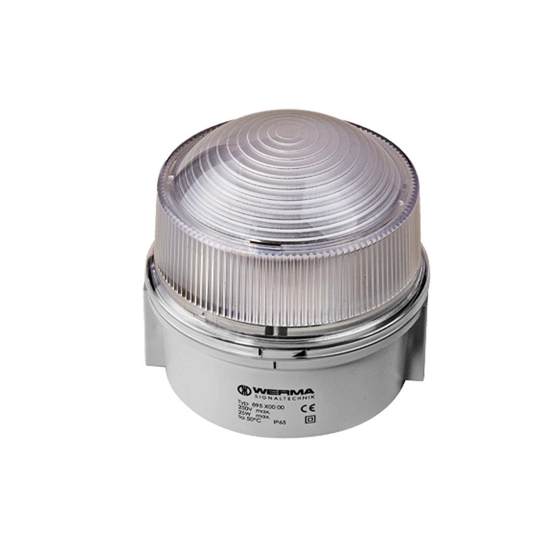 Signal and traffic lights WERMA รุ่น EvoSIGNAL Mini-Midi-Maxi Signal Beacons Permanent Beacon BWM 12-230VAC/DC CL 895.400.00 ไฟสัญญาณ