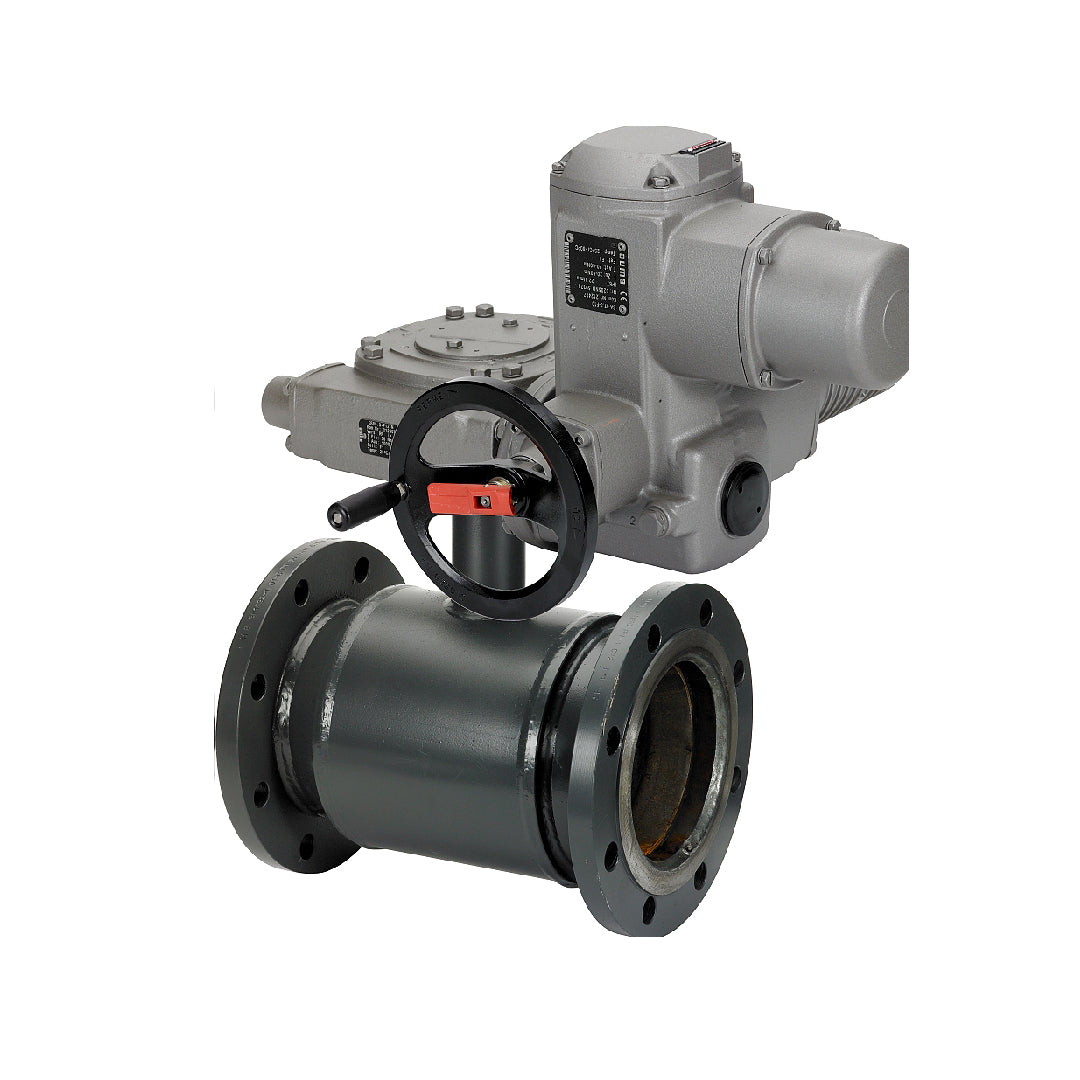 บอลวาล์ว Danfoss 065N9863 Ball valves, JIP-FF, RB, Electric actuator, Reduced Bore, PN 16, DN 450, Flange / Flange
