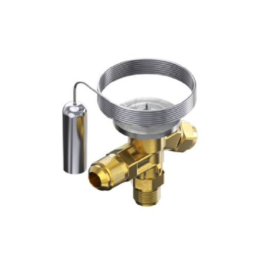 Thermostatic Expansion Valve Danfoss, T 2, R22/R407C Connection  3/8 x 1/2  Inch Code 068Z3206