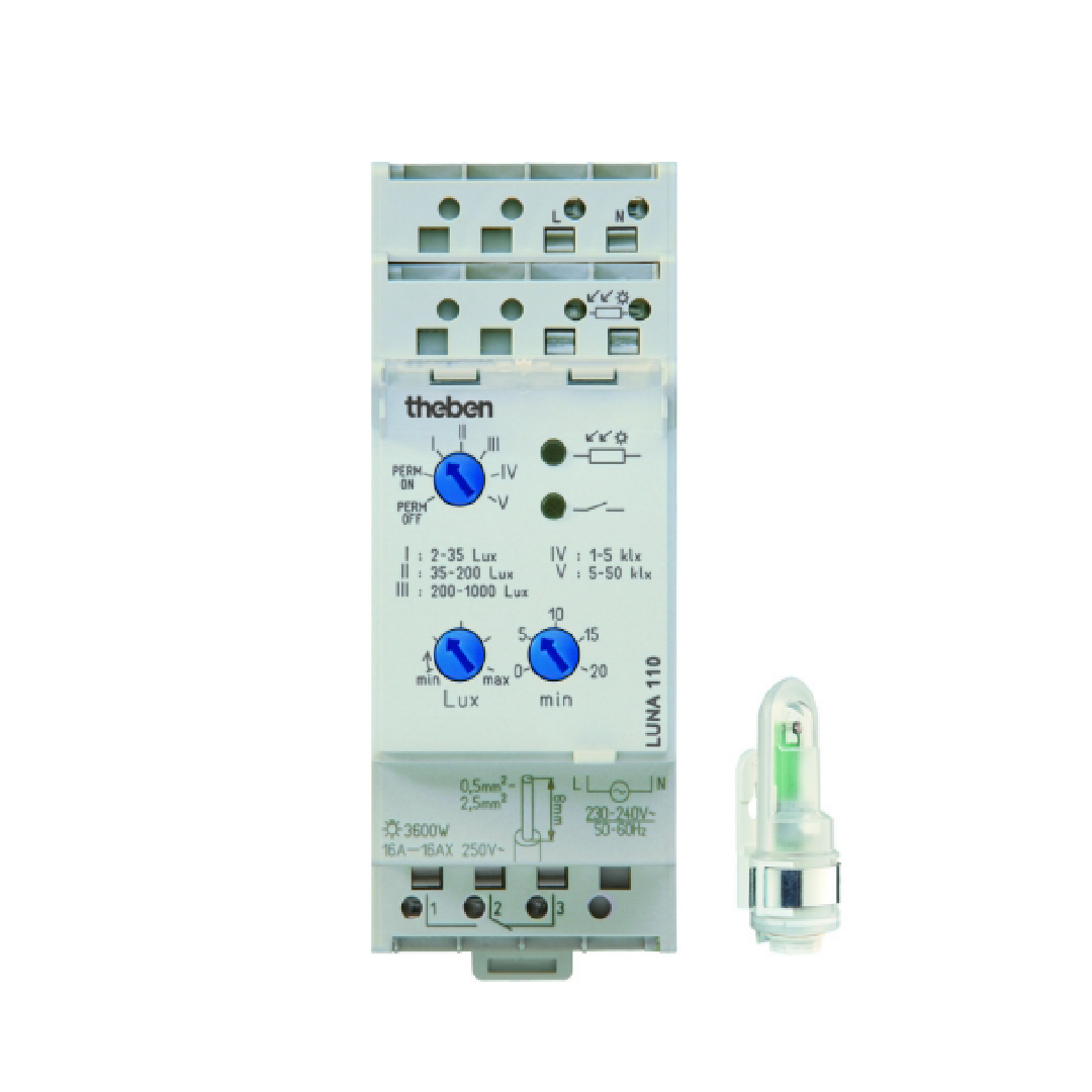 Analogue twilight switch LUNA 110 AL 24V The ben 1104100 