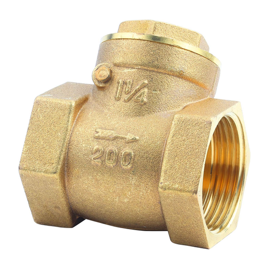 JK สวิงเช็ควาล์วทองเหลือง Swing Check Valve Brass 1.1/2" รหัส JK-CVB3-F-112