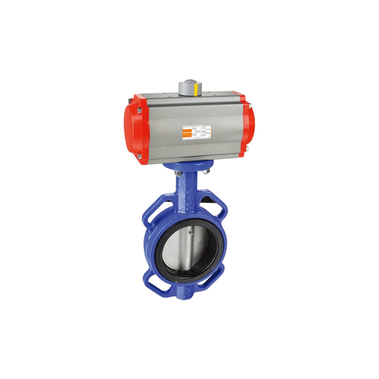 RFS หัวขับวาล์ว RAT052DA RAT Series pneumatic actuator + butterfly valve