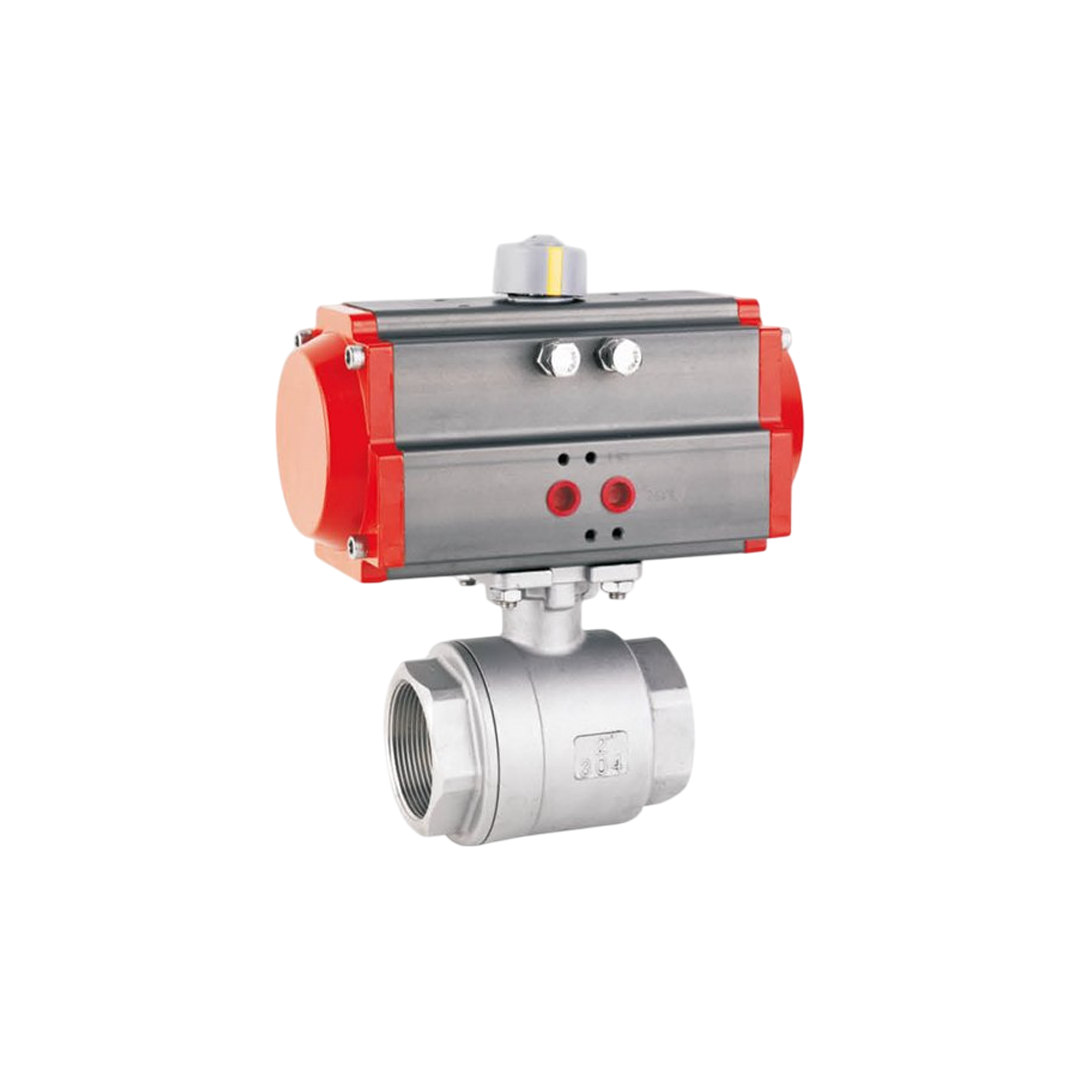 RFS หัวขับวาล์ว RAT300 RAT Series pneumatic actuator + ball valve 2 piece stainless steel