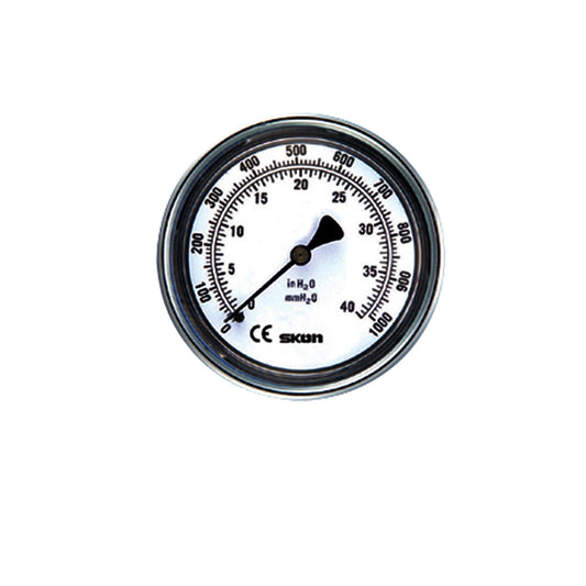 Pressure gauge skon เกจวัดแรงดันไมโคร LBM/CBM Model 318-12 Szie 75 mm.