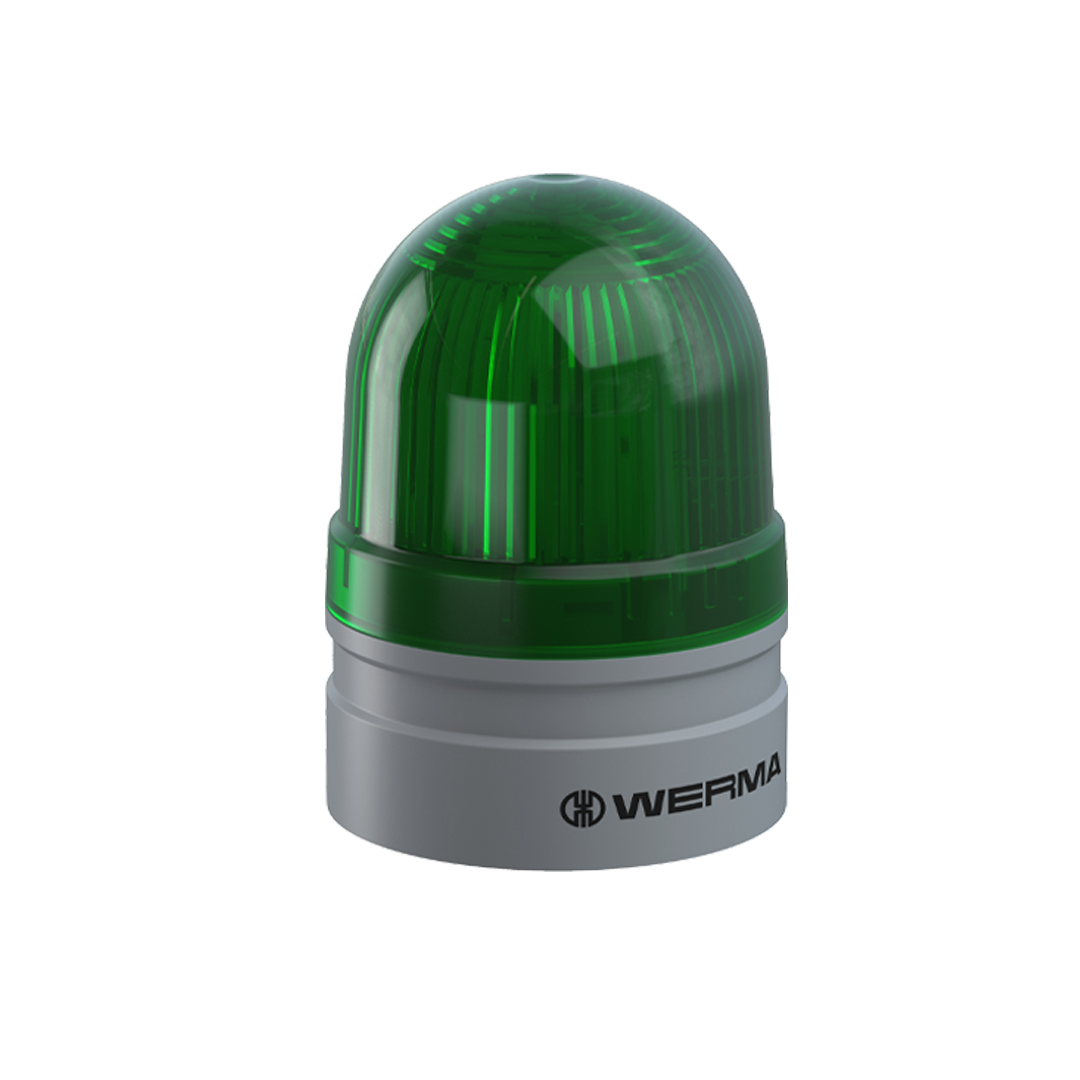 Signal and traffic lights WERMA รุ่น EvoSIGNAL Mini-Midi-Maxi Signal Beacons Mini TwinFLASH 24VAC/DC GN 260.220.75 ไฟสัญญาณ