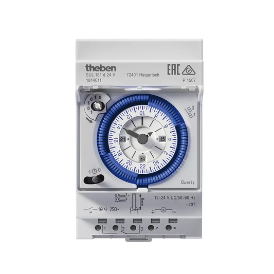 สวิตซ์ตั้งเวลาแบบอนาล็อก SUL 181 d 24V The ben 1814011 