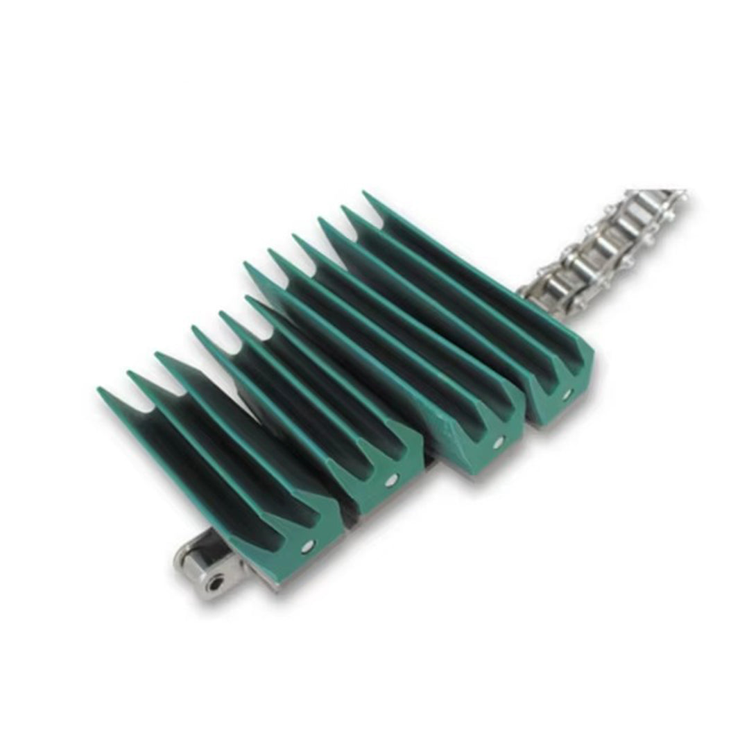 โซ่ลำเลียงแผ่นเรียบ Table top chain RPM Gripper chain (rubber) code 1873-G4-K325