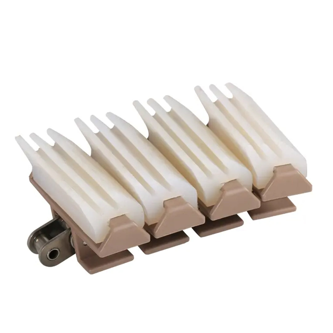 โซ่ลำเลียงแผ่นเรียบ Table top chain RPM Gripper chain (silica gel) code 1873-K375