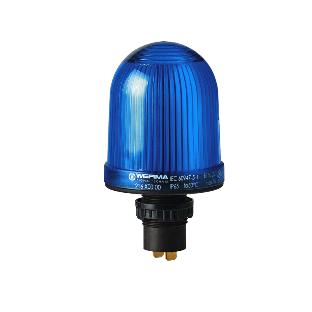 Signal and traffic lights WERMA รุ่น EvoSIGNAL Mini-Midi-Maxi Signal Beacons Permanent Beacon EM 12-48VAC/DC BU 216.500.00 ไฟสัญญาณ