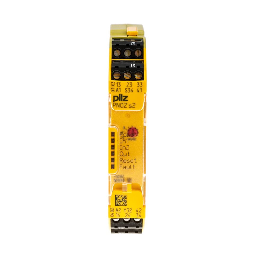 Safety Relay Pilz PNOZ XV1P 3/24VDC 2n/o 1n/o t Code 777601 | เซฟตี้รี ...