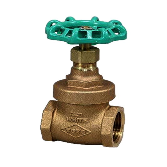 Gate Valve Toyo เกจวาล์วทองเหลือง 3/8 นิ้ว ( bronze ) 206A