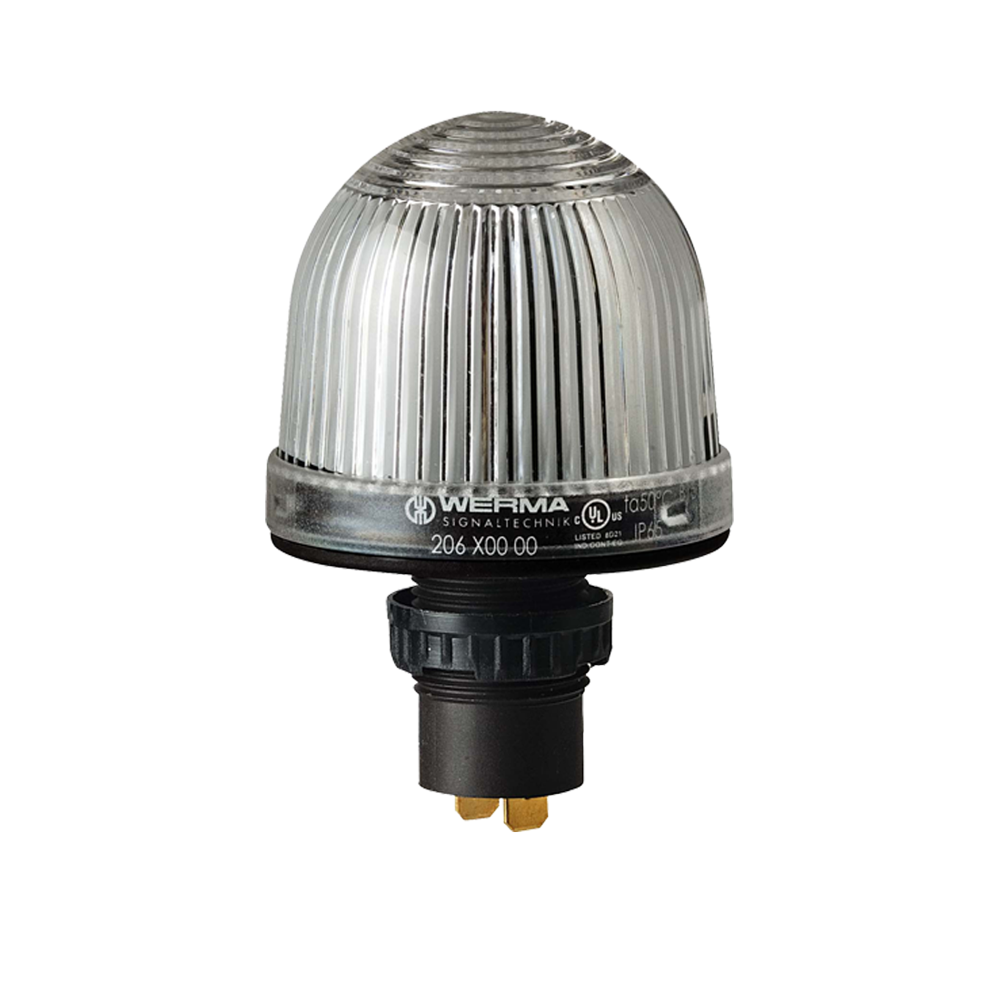 Signal and traffic lights WERMA รุ่น EvoSIGNAL Mini-Midi-Maxi Signal Beacons Permanent Beacon EM 12-48VAC/DC CL 206.400.00 ไฟสัญญาณ