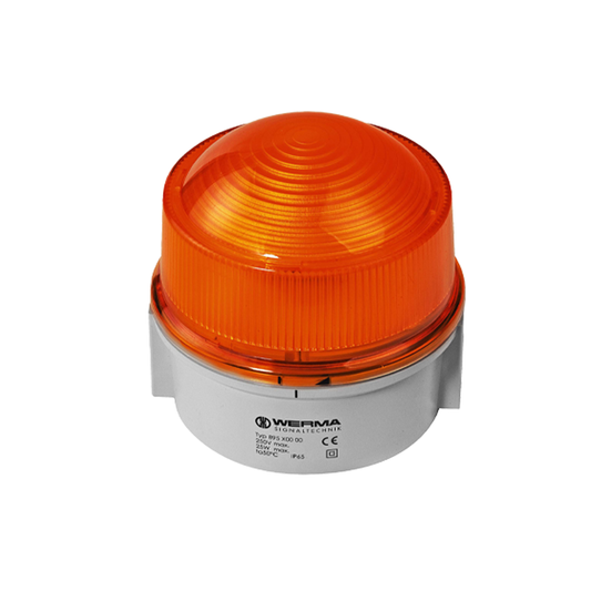 Signal and traffic lights WERMA รุ่น EvoSIGNAL Mini-Midi-Maxi Signal Beacons Permanent Beacon BWM 12-230VAC/DC YE 895.300.00 ไฟสัญญาณ