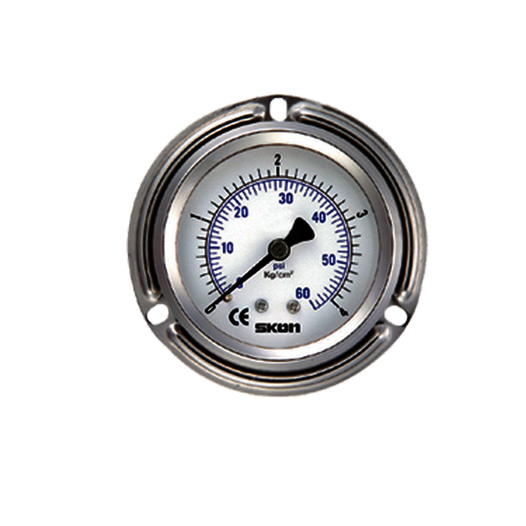 Pressure gauge skon เกจวัดแรงดันท่อบูร์ดองที่เติมสาร Model 426-21 Szie 50 mm.