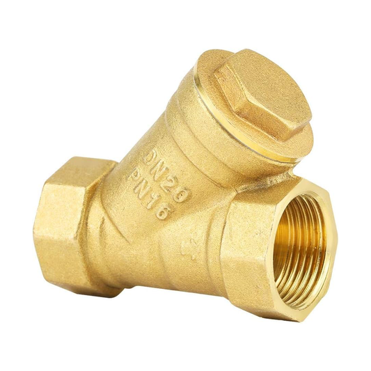 JK วายสแตนเนอร์ทองเหลือง Y-Strainer Brass รุ่น Y-B3 1" รหัส JK-YSNB3-F-100