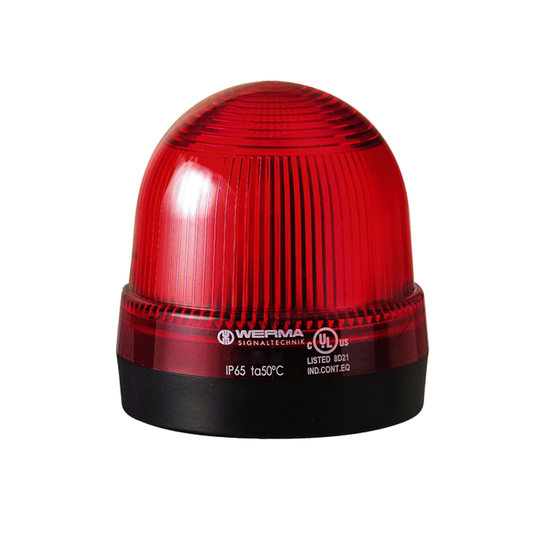 Signal and traffic lights WERMA รุ่น EvoSIGNAL Mini-Midi-Maxi Signal Beacons Permanent Beacon BM 12-230VAC/DC RD 220.100.00 ไฟสัญญาณ