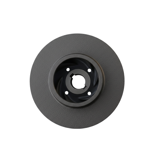 ใบพัดปั๊มน้ำเหล็ก Impeller ขนาดเส้นผ่าศูนย์กลาง 171 mm. หนา 68 mm. จำนวน 6 ใบพัด