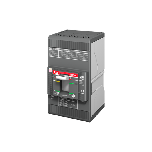 เบรกเกอร์ ABB Tmax XT MCCB ชนิดปรับกระแสได้ รหัสสินค้า  XT1N 3P 16A 36KA