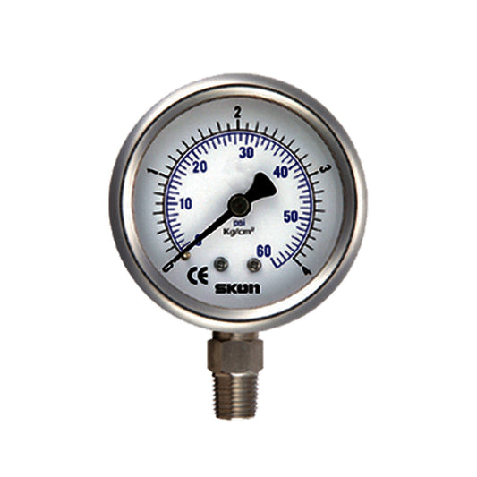 Pressure gauge skon เกจวัดแรงดันสแตนเลส Model 321-23 Szie 50 mm.