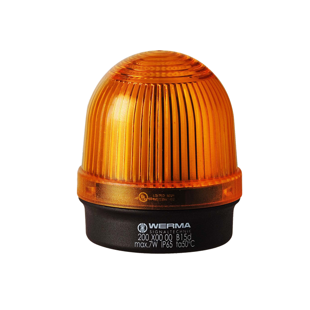 Signal and traffic lights WERMA รุ่น EvoSIGNAL Mini-Midi-Maxi Signal Beacons Permanent Beacon BM 12-230VAC/DC YE 200.300.00 ไฟสัญญาณ