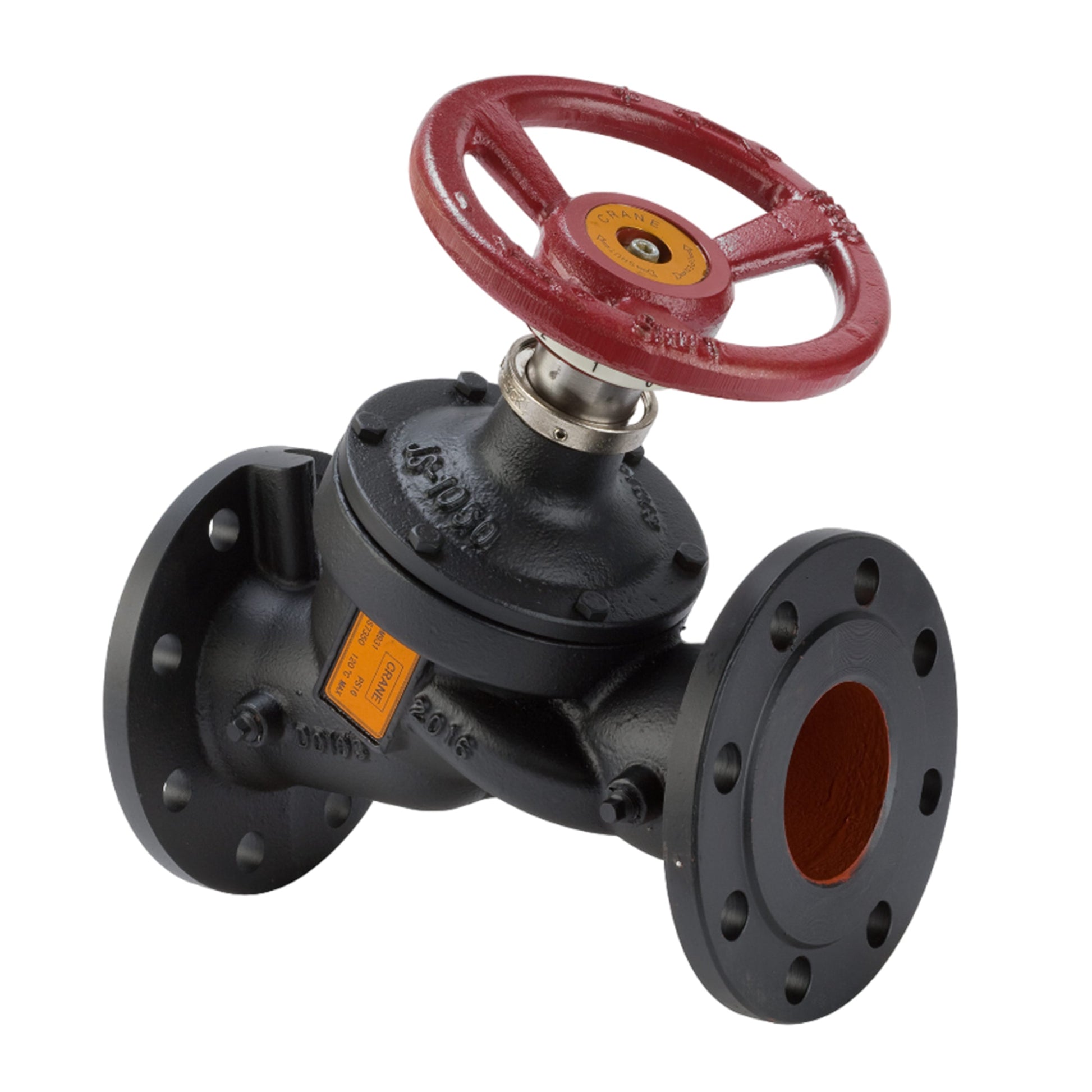 Variable Orifice Double Regulating Valve (DRV) Crane 5 นิ้ว Ductile 125,PTFE End Flange, PN16 Model DM931 