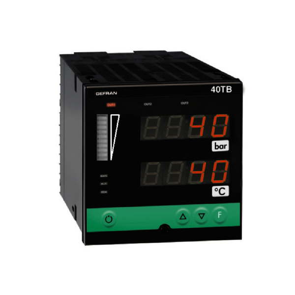 Gefran Controllers Indicators and alarm units 40TB-24-RRR-2-2-1