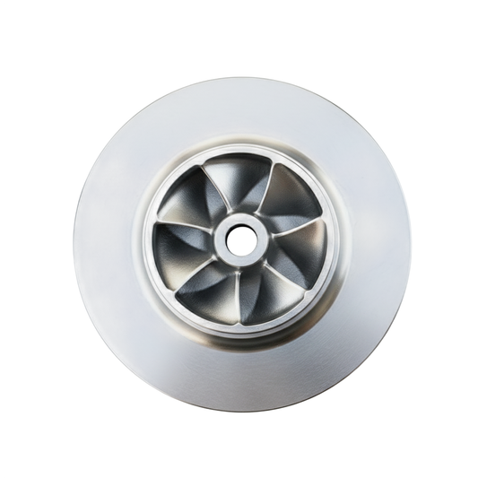ใบพัดปั๊มน้ำสแตนเลส Impeller ขนาดเส้นผ่าศูนย์กลาง 243 mm. หนา 52.8 mm. จำนวน 7 ใบพัด