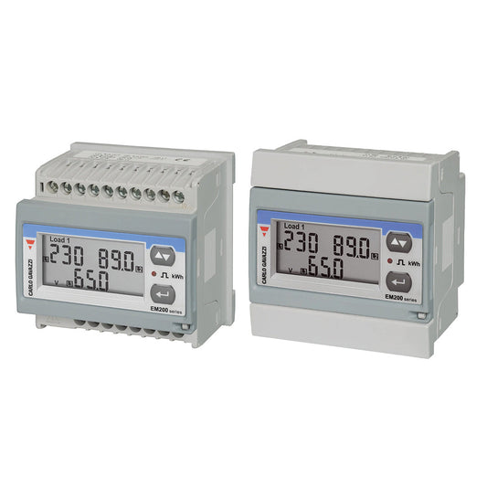 Carlo Gavazzi EM530  Energy Meter 3 Phase LCD  Code EM530DINAV53XS1PFA