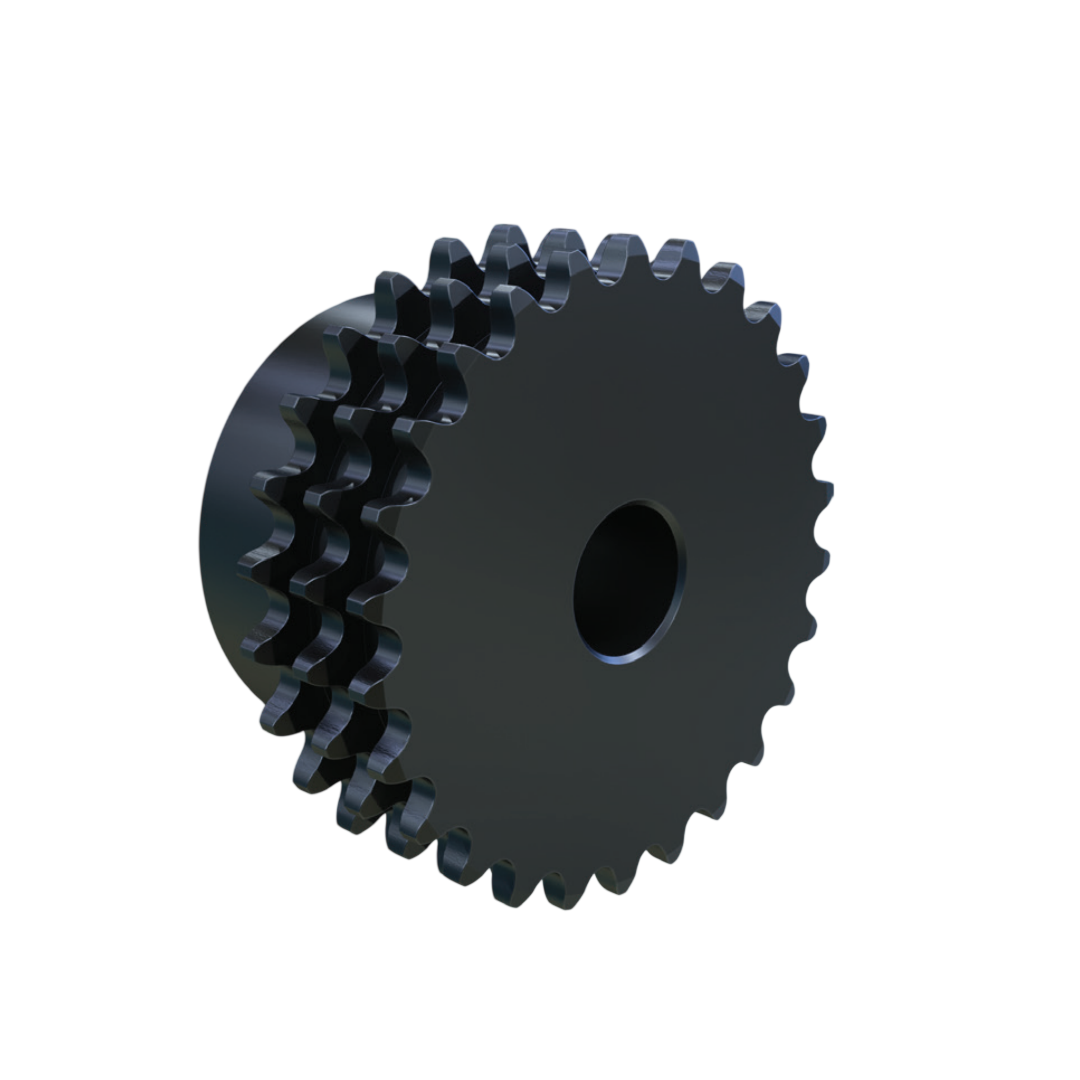 เฟืองโซ่ Martin Metric Sprockets Triplex-Type B-Steel E08B25