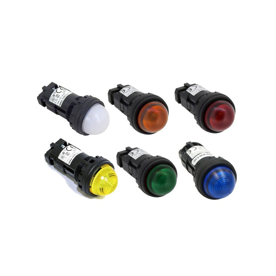 Pilot Lamp IDEC 24V, 22 mm รุ่น YW1P-2EQ4  ไพลอตแลมป์ สีเหลือง
