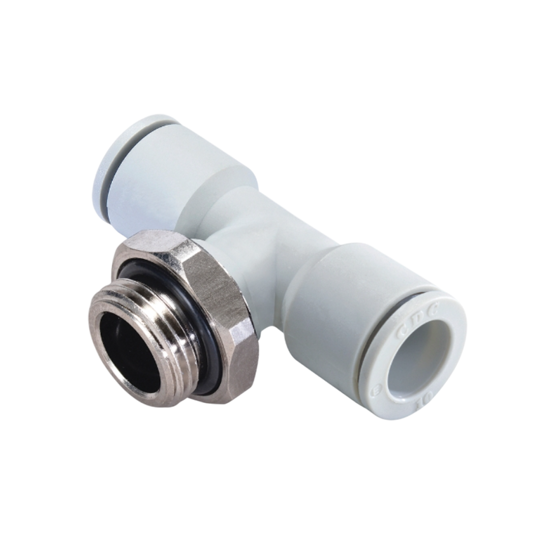 One-touch Fittings For Secondary Battery Industry CDC Male Branch Tee SMPT 08G01