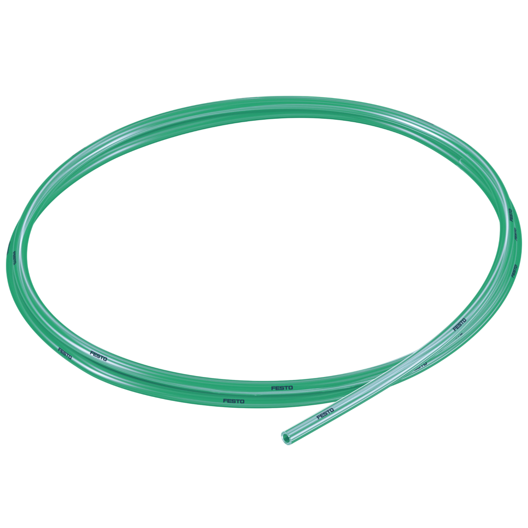 Pneumatic tubing FESTO รุ่น PUN-H-6X1-TGN รหัส 8048687 สายสีเขียวโปร่งแสง