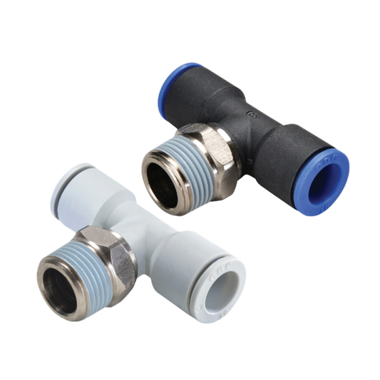 M-One-touch Fittings CDC Male Branch Tee MPT 08-04