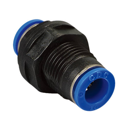 One-touch Fittings CDC Plastic Bulkhead Union PMP 10