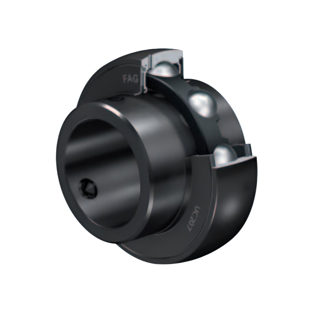 ตลับลูกปืน FAG Radial Insert Ball Bearings With Grub Screws In Inner Ring Spherical outer ring UC210-30 90 มม.