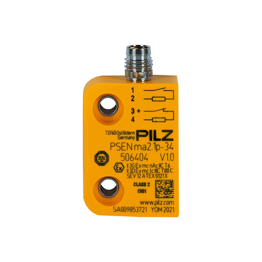 Safety SwitchPILZเซฟตี้สวิตช์PSEN ma2.1p-34/6mm/LED/ATEX 1switchcode506404