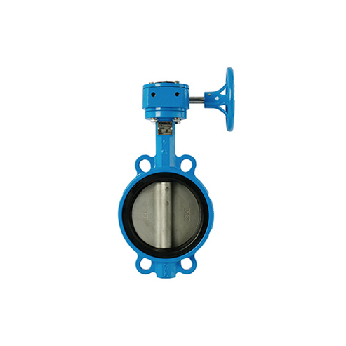 SKISTLER วาล์วปีกผีเสื้อเหล็กหล่อ Gear Butterfly Valve Cast Iron Disc : SUS304 6 นิ้ว