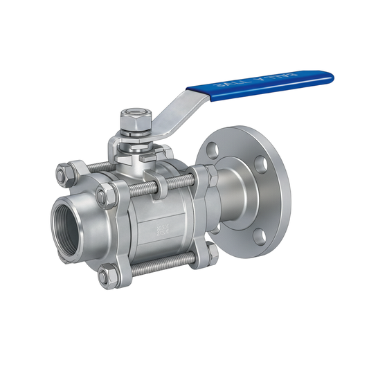 วาล์ว ESG 3-PC Flanged Ball Valve Model 400 303 1–1/2" นิ้ว
