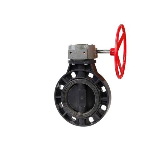 CENIT บัตเตอร์ฟลายวาล์วยูพีวีซี Butterfly Valve uPVC Geared Typeขนาด 14 นิ้วCN-BTV-G-1400