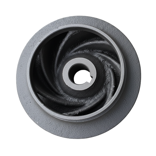 ใบพัดปั๊มน้ำเหล็ก Impeller ขนาดเส้นผ่าศูนย์กลาง 145 mm. หนา 70 mm. จำนวน 7 ใบพัด