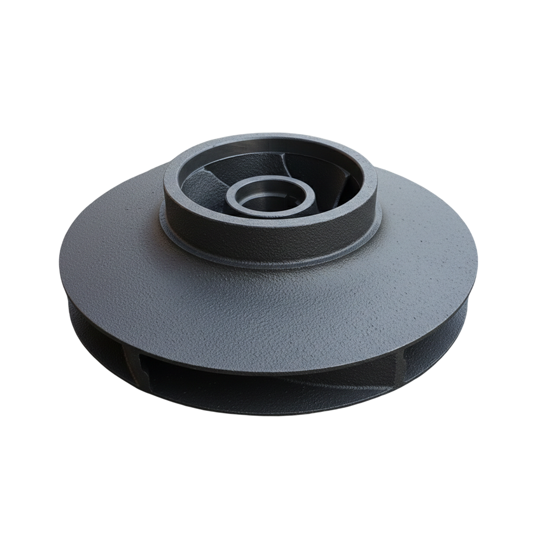 ใบพัดปั๊มน้ำเหล็ก Impeller ขนาดเส้นผ่าศูนย์กลาง 478 mm. หนา 208 mm. จำนวน 6 ใบพัด