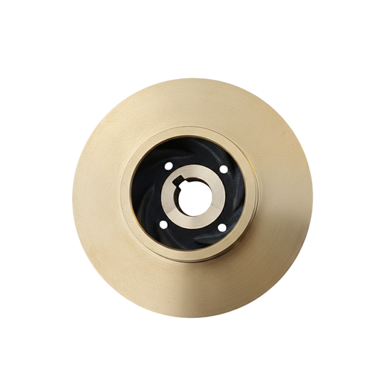 ใบพัดปั๊มน้ำทองเหลือง Impeller ขนาดเส้นผ่าศูนย์กลาง 171 mm. หนา 68 mm. จำนวน 6 ใบพัด