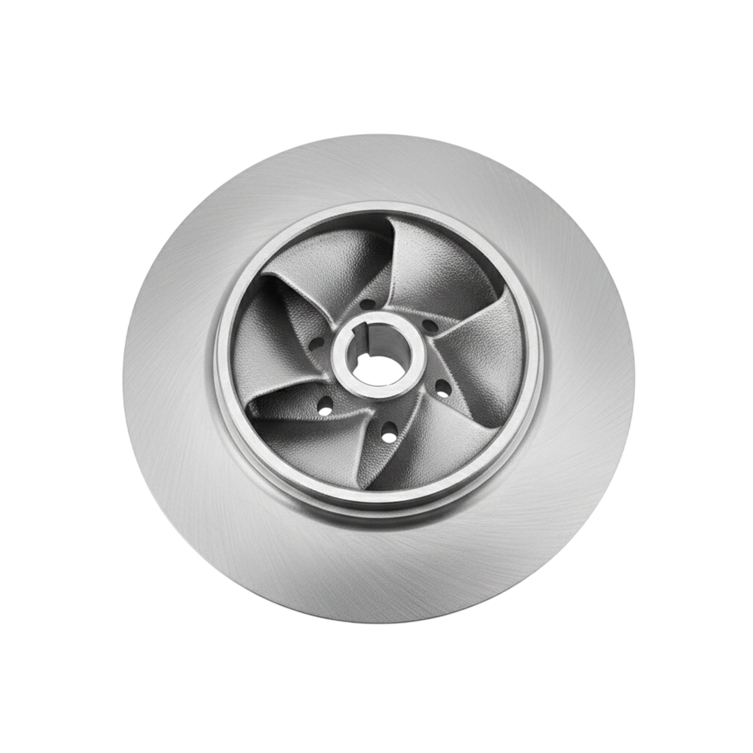ใบพัดปั๊มน้ำสแตนเลส Impeller ขนาดเส้นผ่าศูนย์กลาง 300 mm. หนา 88 mm. จำนวน 6 ใบพัด