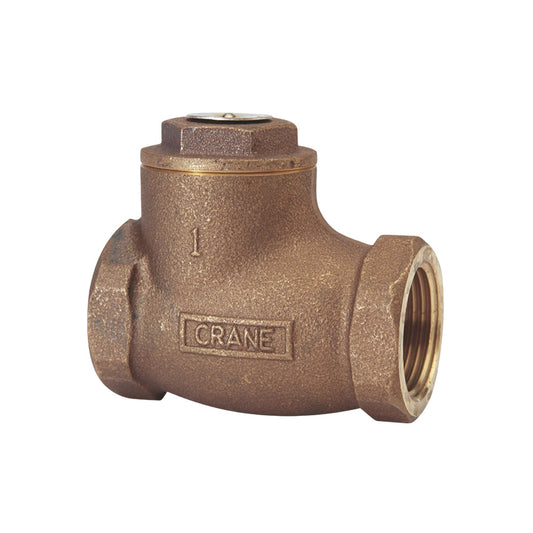 Swing Check Valve Crane 3/8นิ้ว With Metal Disc Bronze PN25 Model D138
