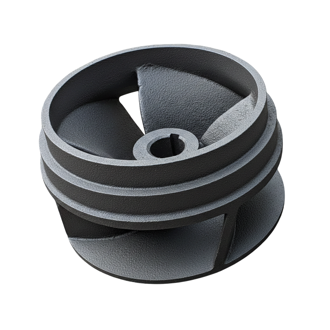 ใบพัดปั๊มน้ำเหล็ก Impeller ขนาดเส้นผ่าศูนย์กลาง 270 mm. หนา 185 mm. จำนวน 4 ใบพัด