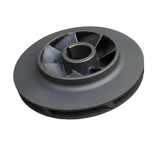 ใบพัดปั๊มน้ำเหล็ก Impeller ขนาดเส้นผ่าศูนย์กลาง 270 mm. หนา 65 mm. จำนวน 7 ใบพัด