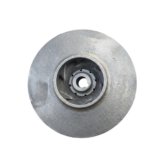 ใบพัดปั๊มน้ำเหล็ก Impeller ขนาดเส้นผ่าศูนย์กลาง 140 mm. หนา 57.5 mm. จำนวน 7 ใบพัด