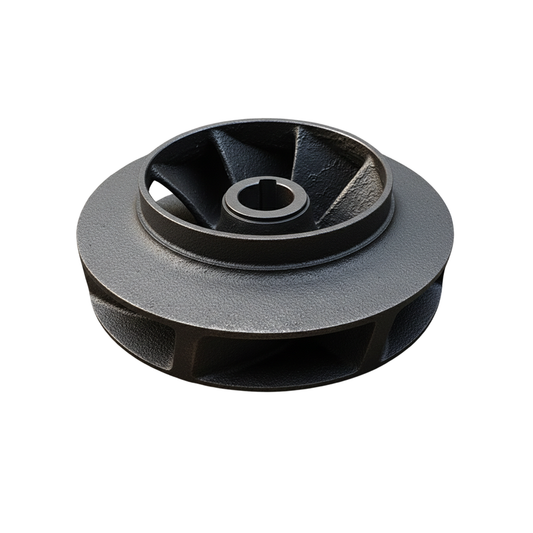 ใบพัดปั๊มน้ำเหล็ก Impeller ขนาดเส้นผ่าศูนย์กลาง 212 mm. หนา 80.2 mm. จำนวน 7 ใบพัด