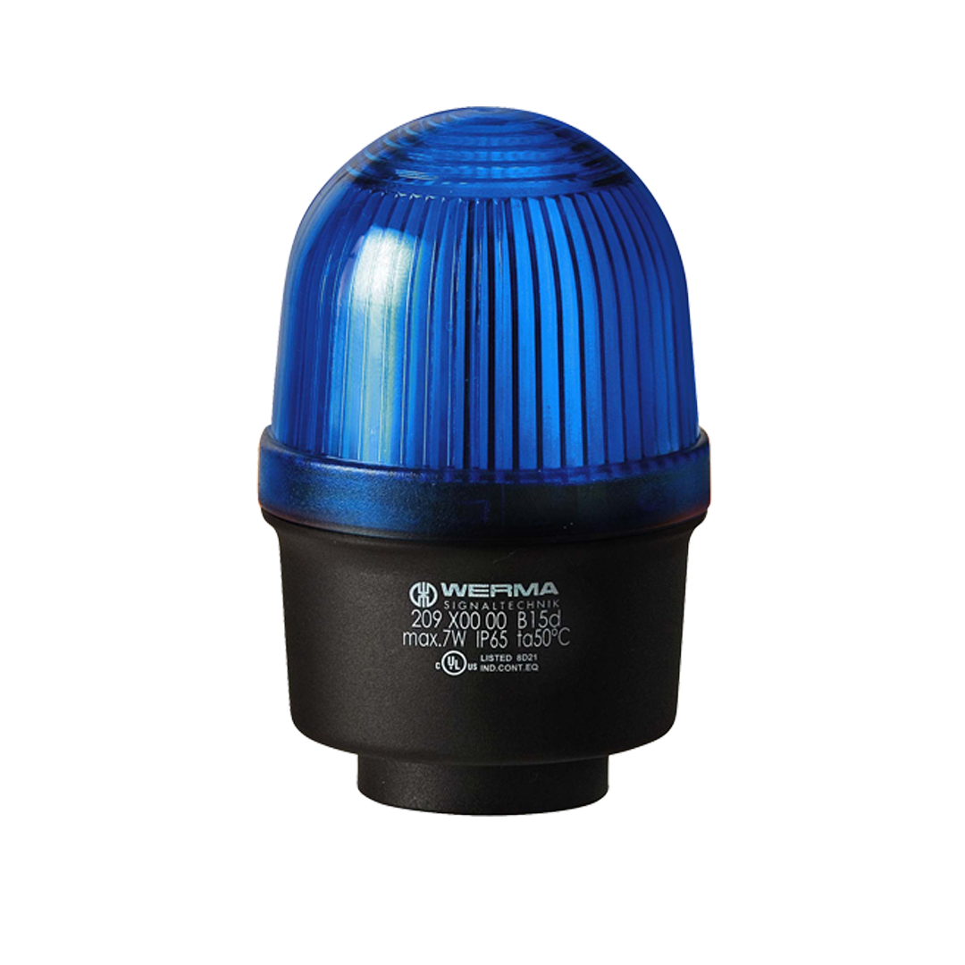 Signal and traffic lights WERMA รุ่น EvoSIGNAL Mini-Midi-Maxi Signal Beacons Permanent Beacon RM 12-230VAC/DC BU 209.500.00 ไฟสัญญาณ